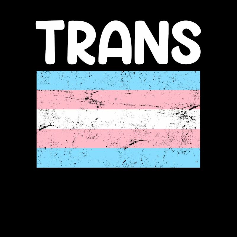 Trans Flag Rainbow LGBT Pride Transsexual