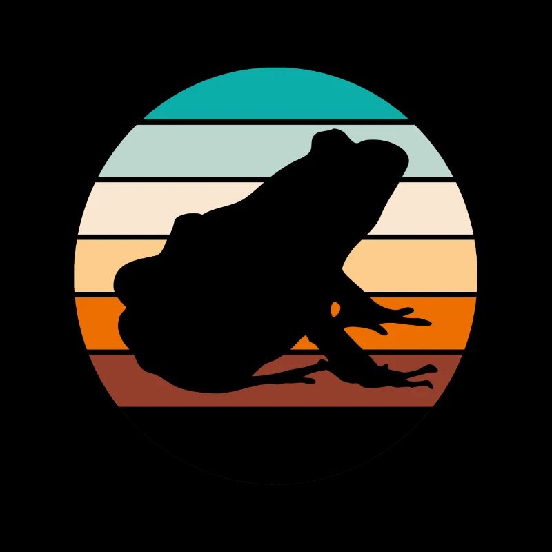 Retro Frog Vintage Toad Frog
