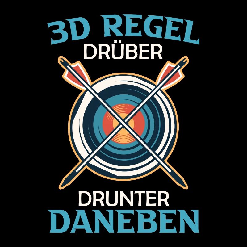 Drüber Drunter Daneben 3D Regel Bogenschießen