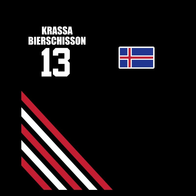 Sauftrikot Island Krassa Bierschisson