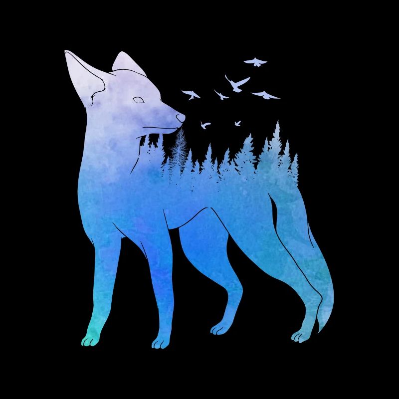 Fox Forest Design Fox Hunter Hunting