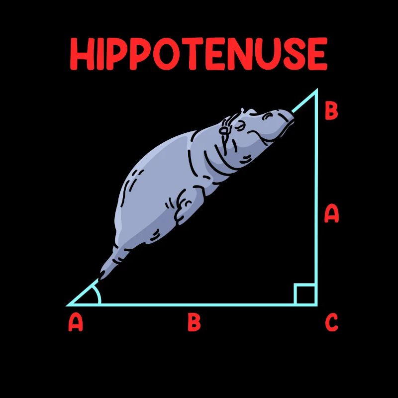 Math Hippo Professeur de mathématiques Hippotenuse