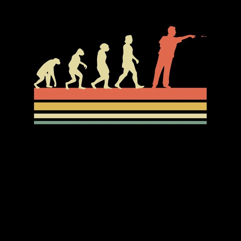 Darts Evolution Joueur de fléchettes Lance des fléchettes