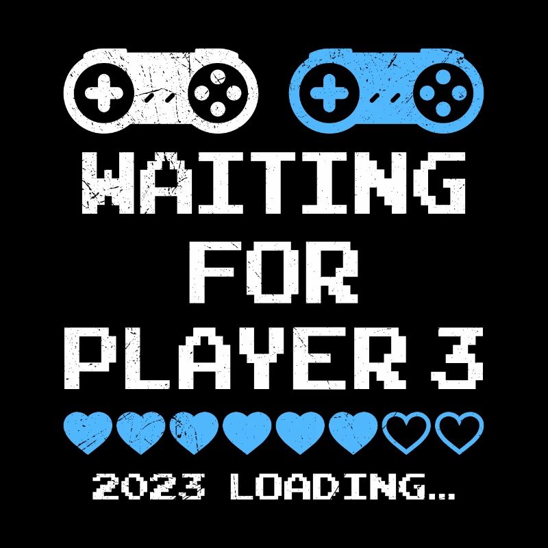 Waiting for Player 3 Expectant Parents Dad Mom