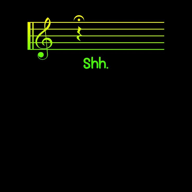 Sei leise ich brauche eine Pause Noten
