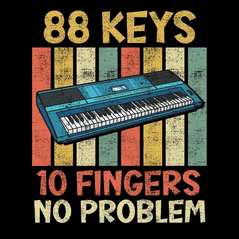 Clavier 88 touches 10 doigts pas de problème piano