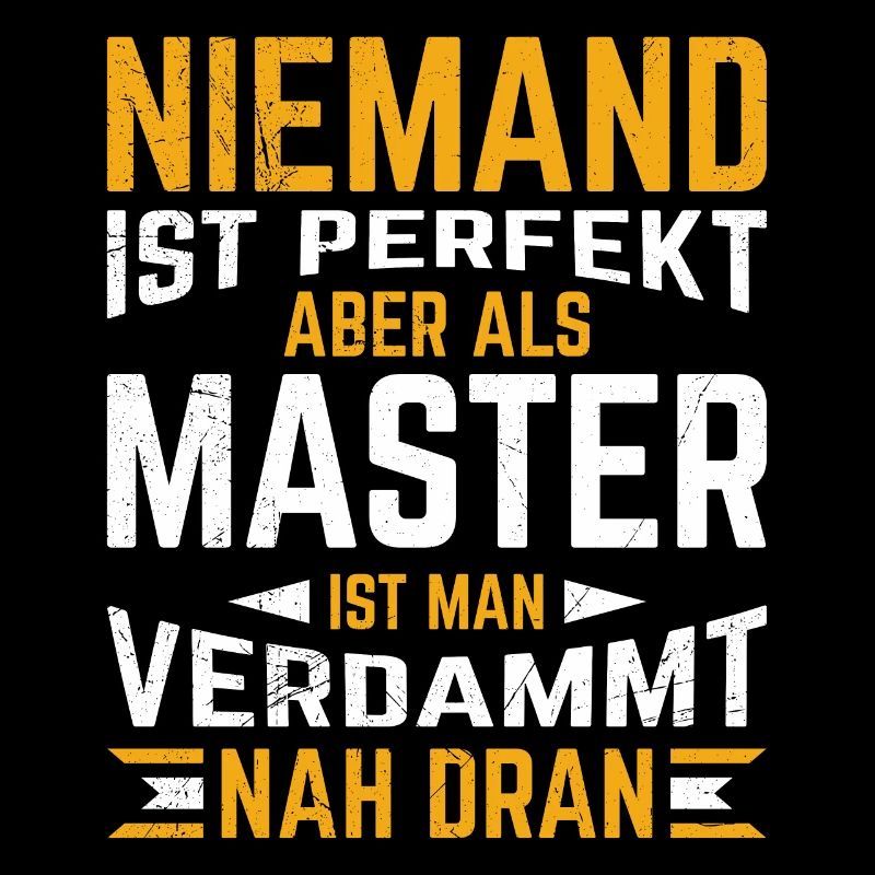 Niemand ist perfekt aber fast Master Abschluss