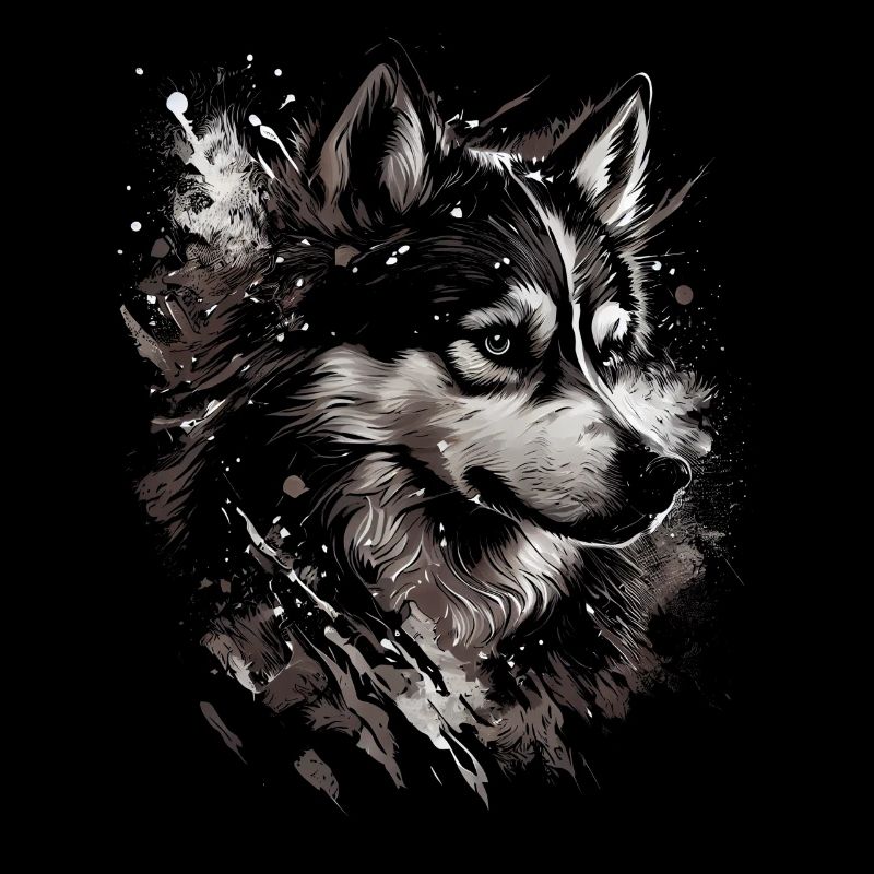 Chien Husky Sibérien