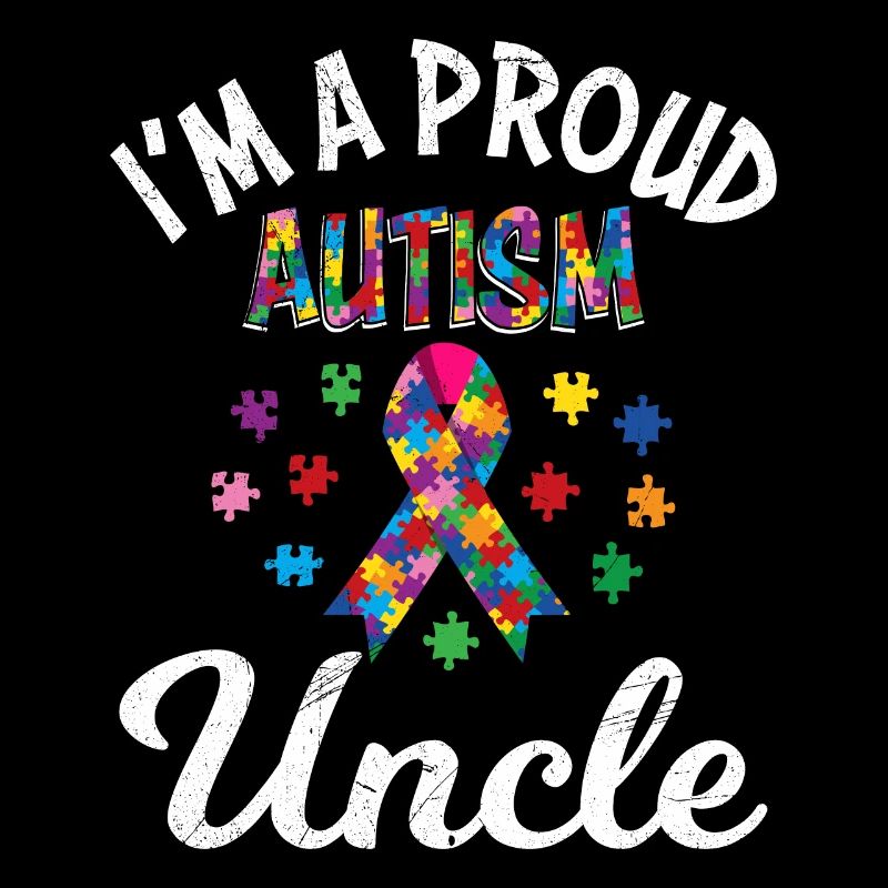 Fier oncle de la conscience des enfants autistes
