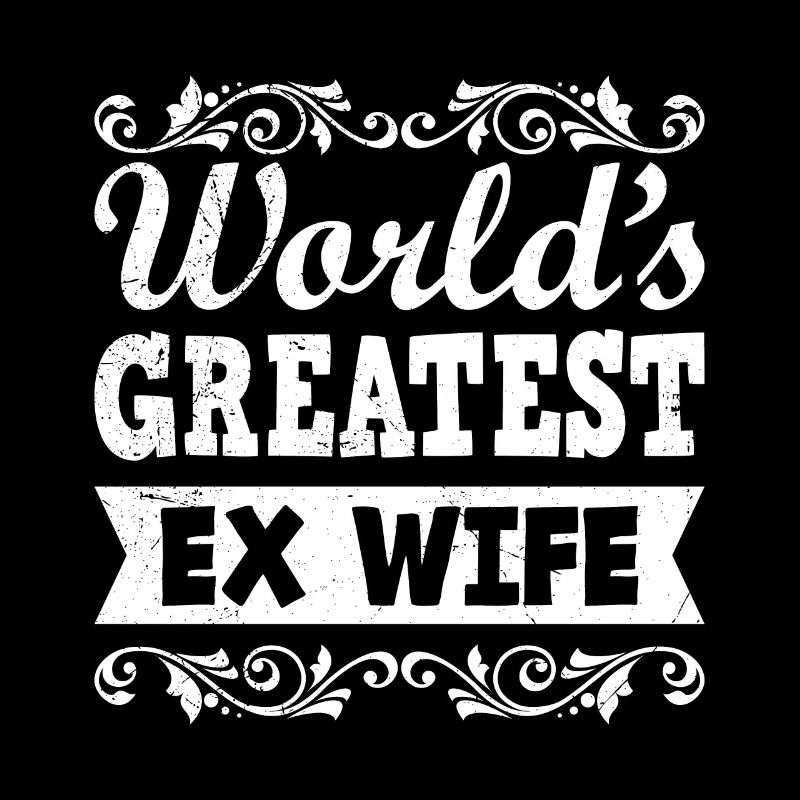 Weltbeste Ehefrau EX Scheidungsparty glücklich