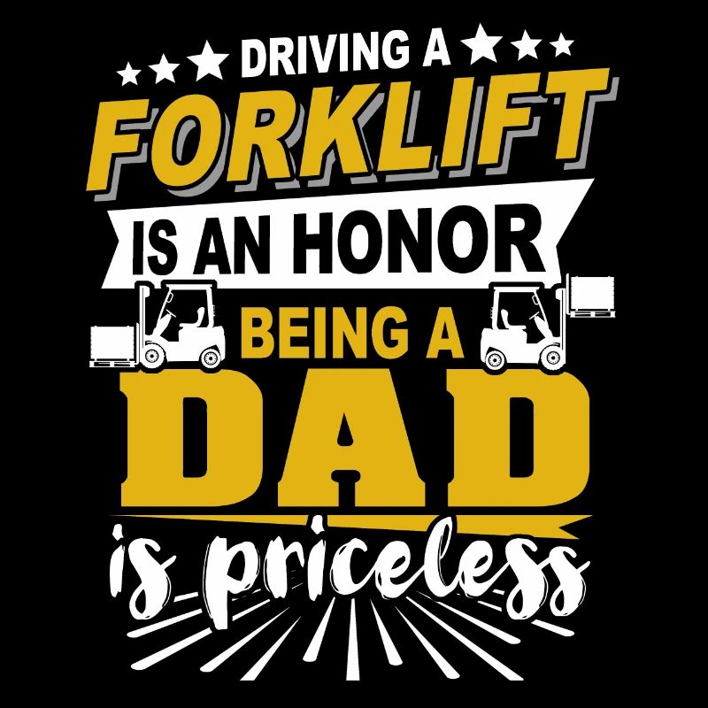 Gabelstapler Papa Staplerfahrer