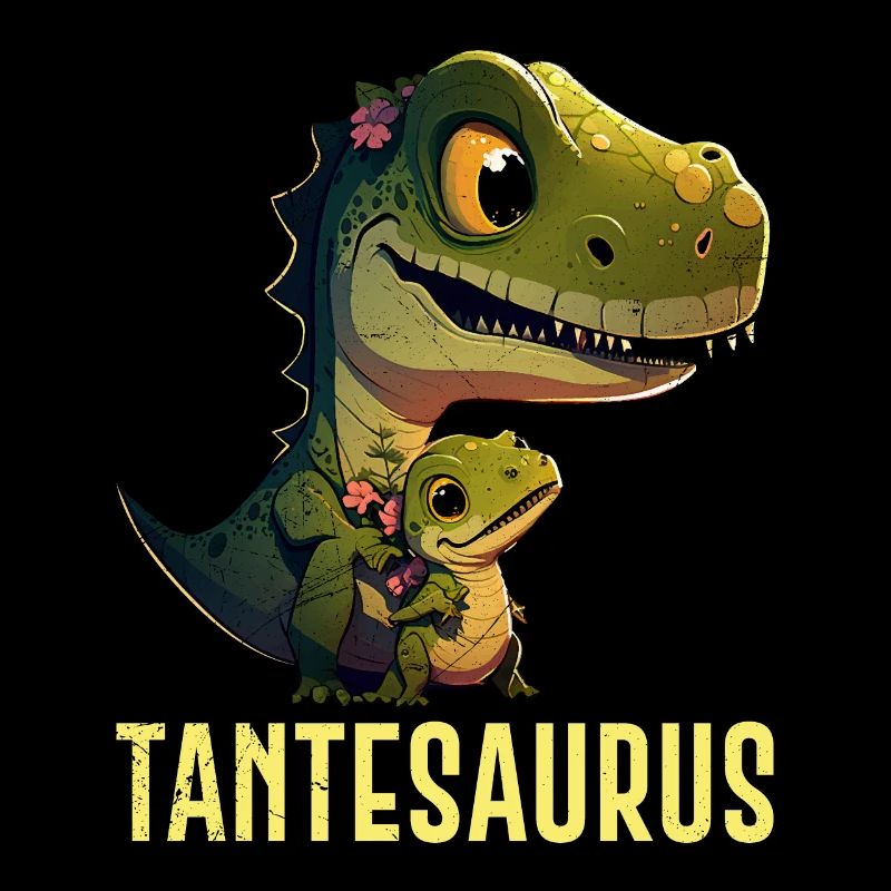 Tantesaurus Dinosaurier Tante Muttertag