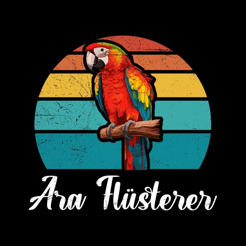 Ara Flüsterer Macaw Whisperer Papageien Fan