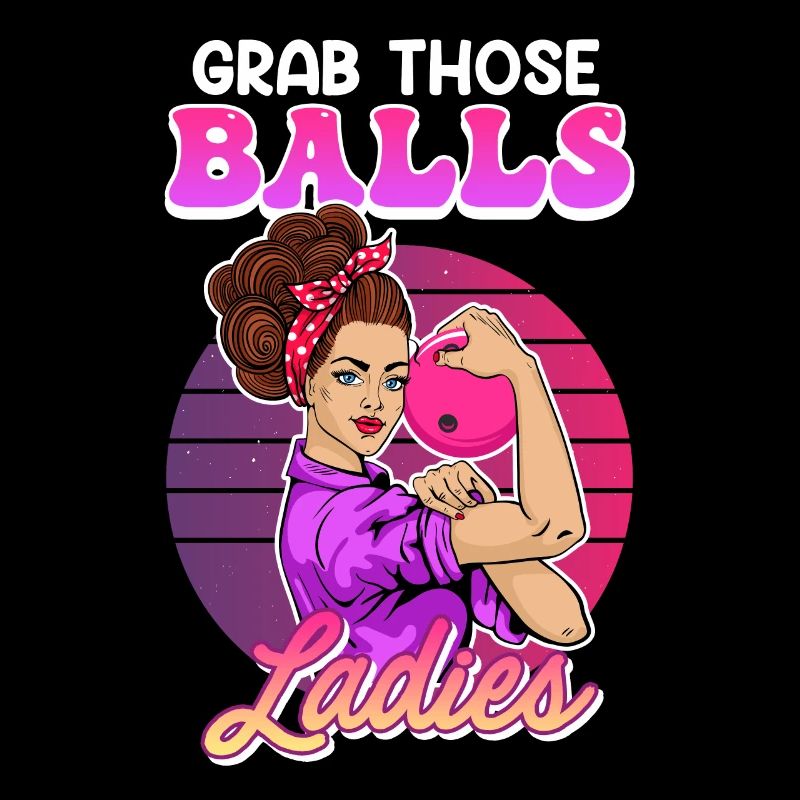 Bowling Damen attraper ces boules dames Bowlen