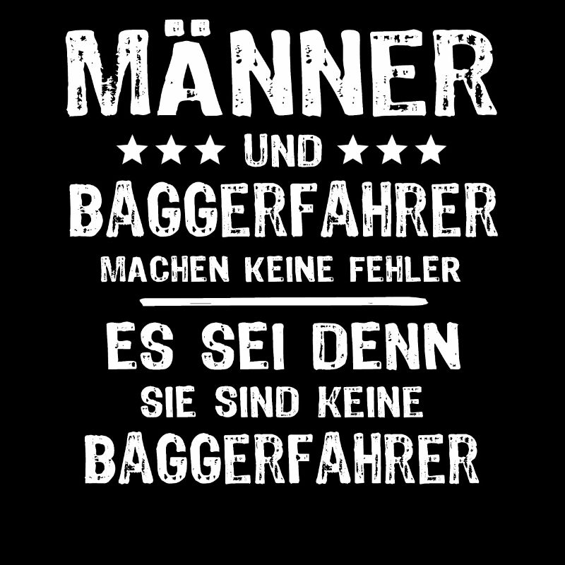 Baggerfuehrer Baggerfahrer