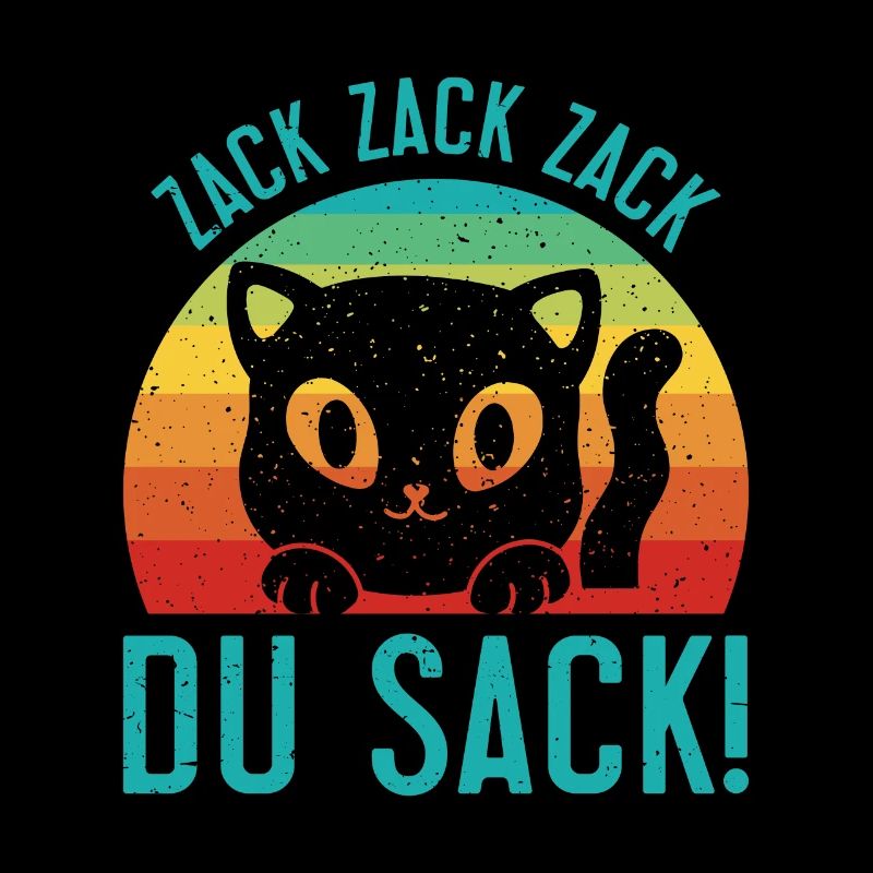 Gaming Katze Zack Zack Du Sack! Videospieler