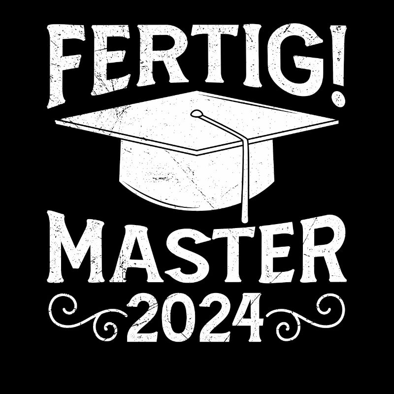 Masterabschluss Fertig! Master 2024 Masterarbeit