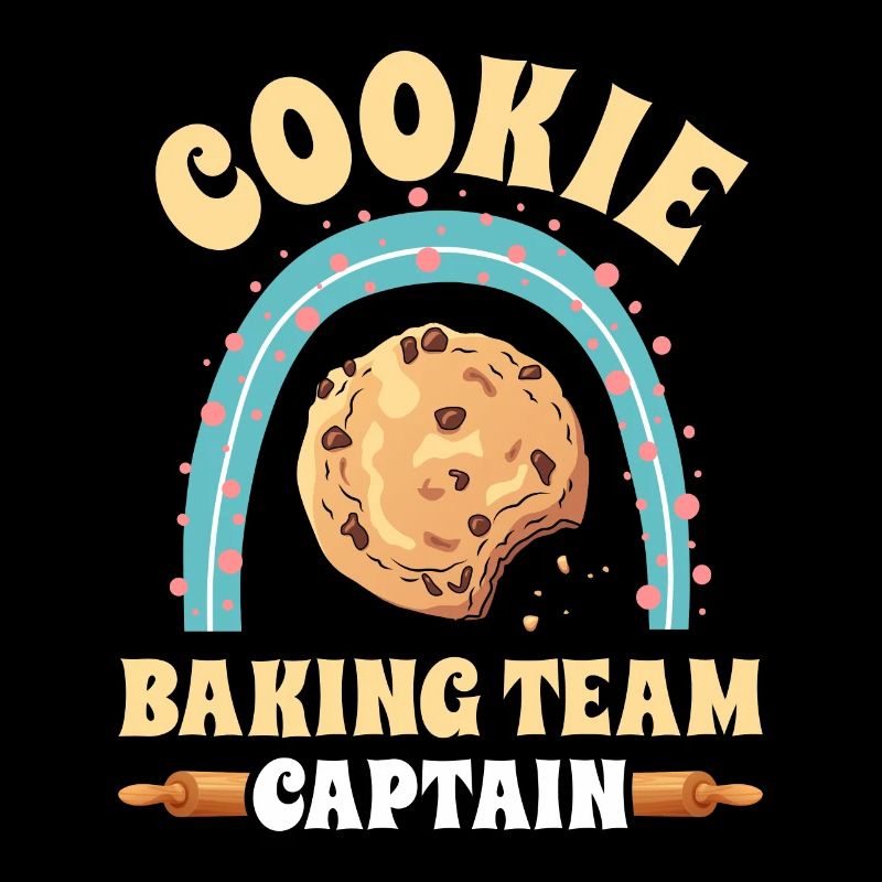 Cookie Baking Team Captain Baking Lover Dough
