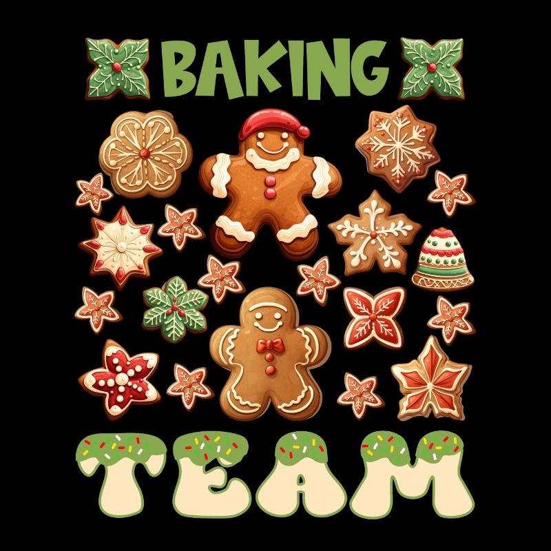Cookie Baking Team Christmas