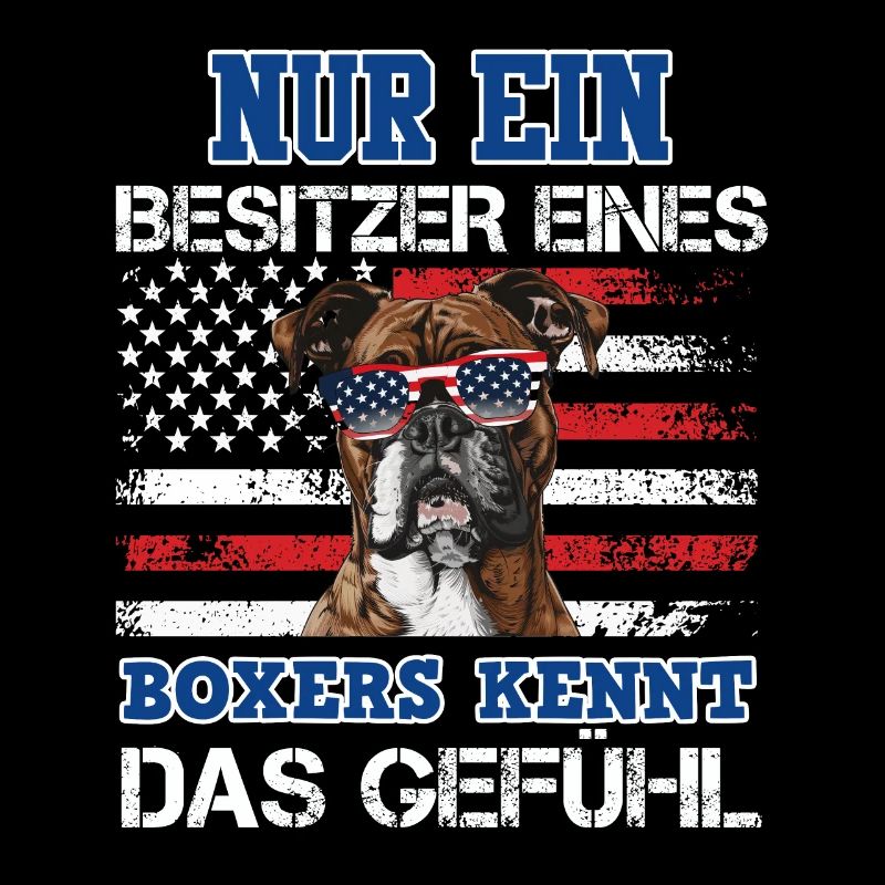 Deutscher Boxer NUR EIN BESITZER EINES BOXERS
