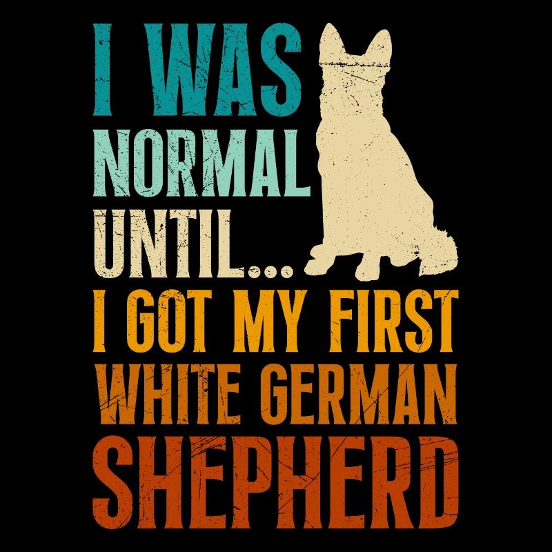 Schäferhund Besitzer Until my First White German