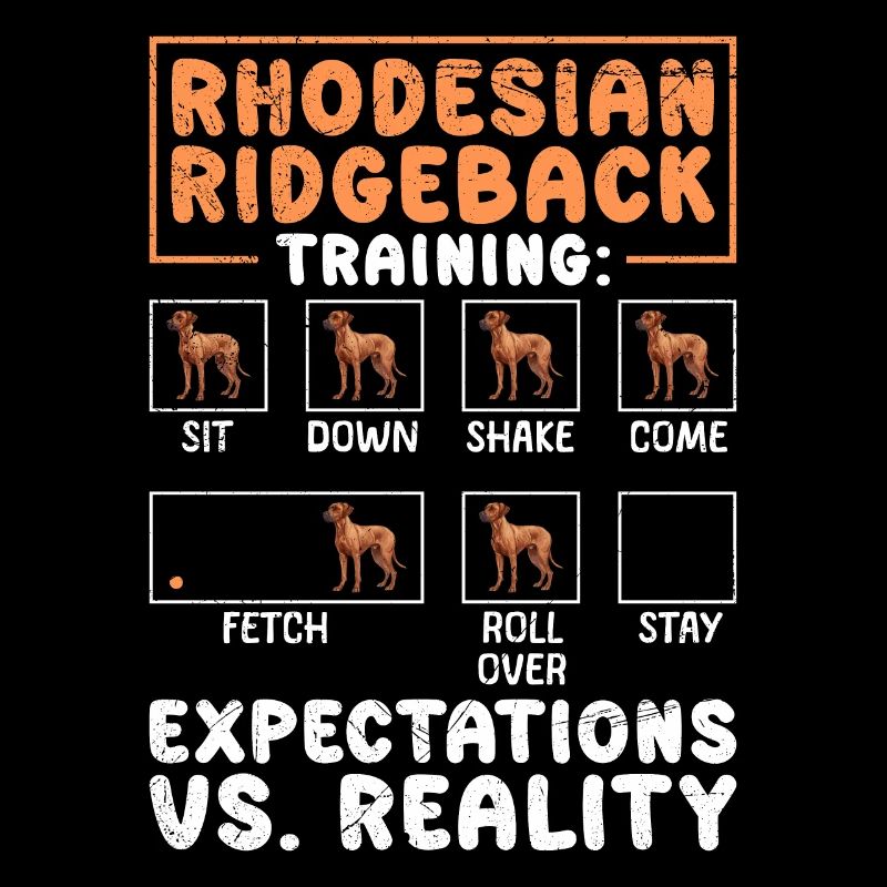 RHODESIAN RIDGEBACK TRAINING Lustiges Ridgeback