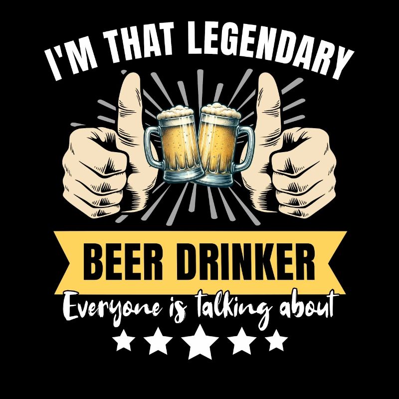 Legendärer Biertrinker