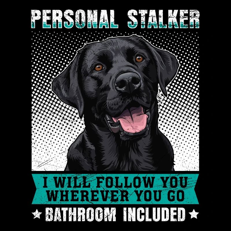 Labrador Fan PERSONAL STALKER Labrador Hund