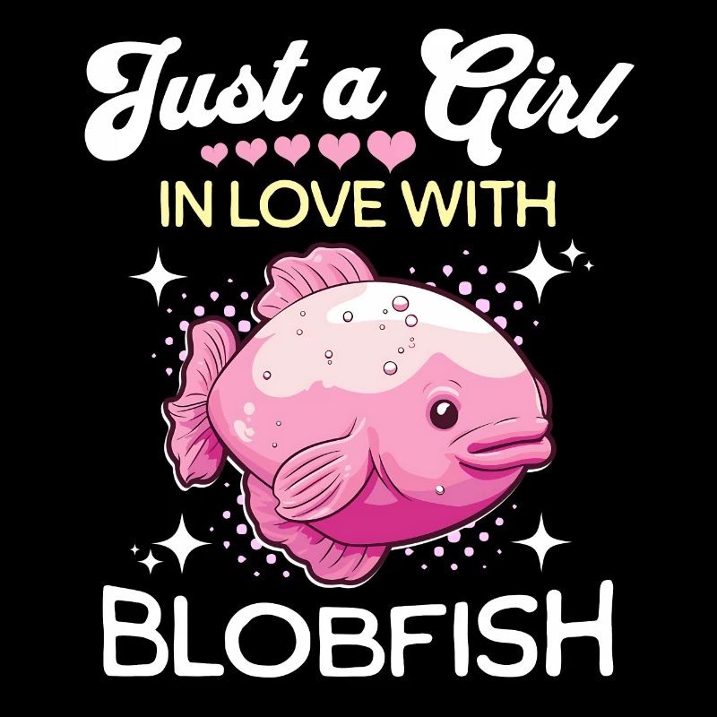 Blobfisch Mädchen Blobfish