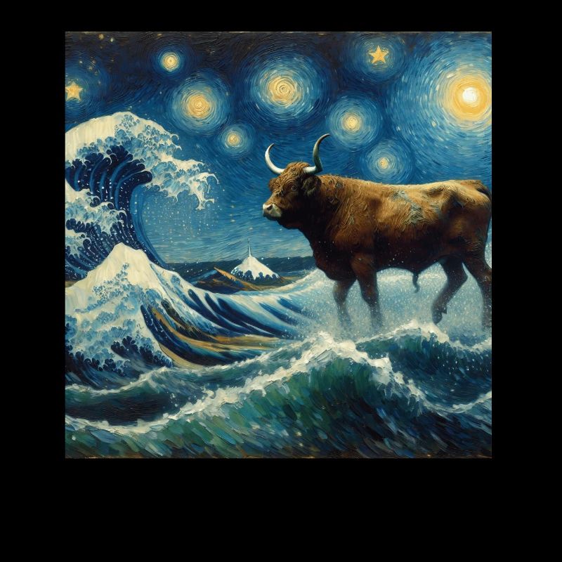 Manatee Starry Night Dugong