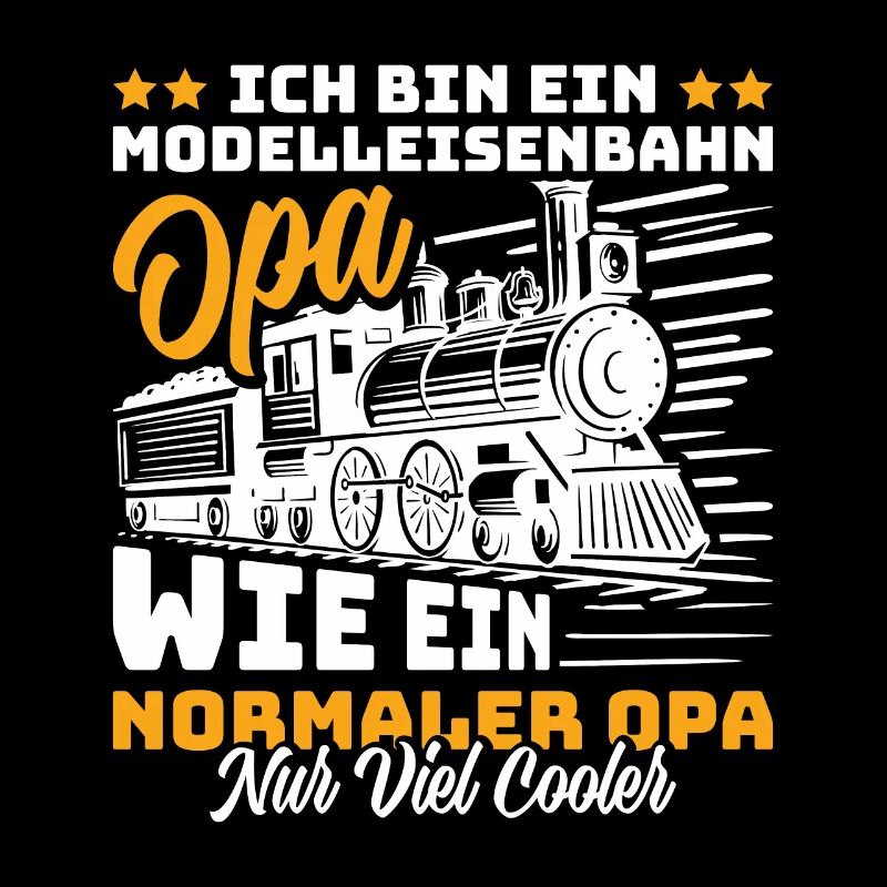 Opi BIN EIN MODELL EISENBAHN OPA COOLER Lustiges