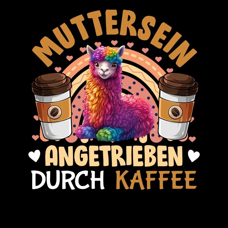 Bald Mama MUTTERSEIN ANGETRIEBEN DURCH KAFFEE