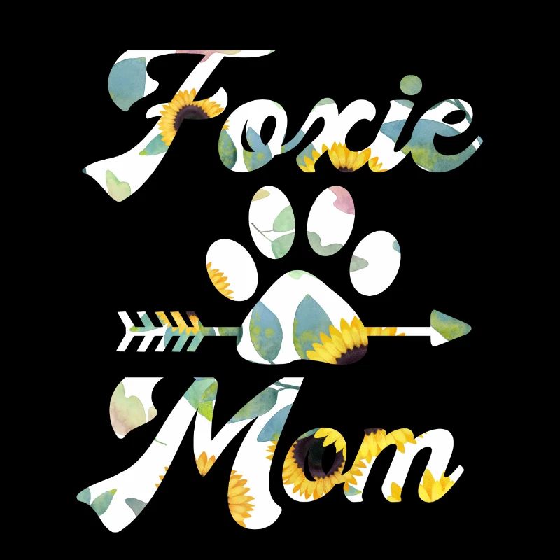 Drahthaar Foxterrier Foxie Mama Blumen