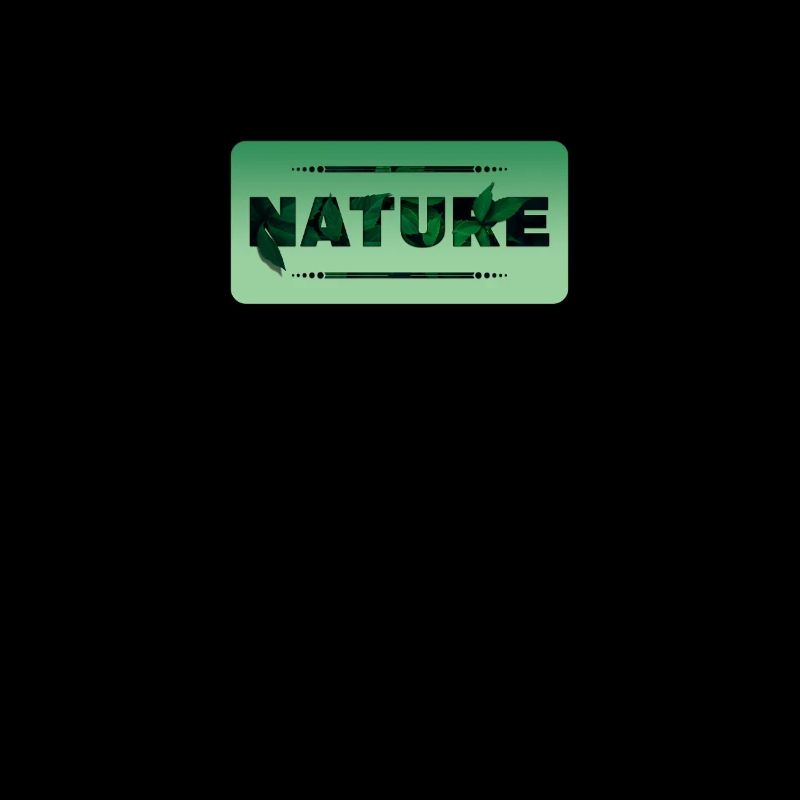 Nature Leaf Text