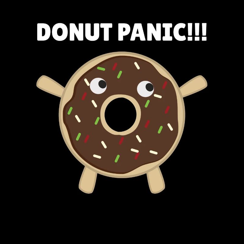 Donut Panic - jeu de mots amusant avec des beignets