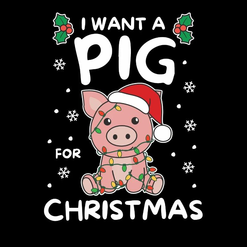 Je veux un cochon pour les cochons doux de Noël