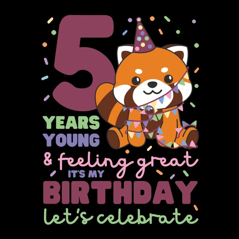 Panda roux pour les enfants de 5 ans