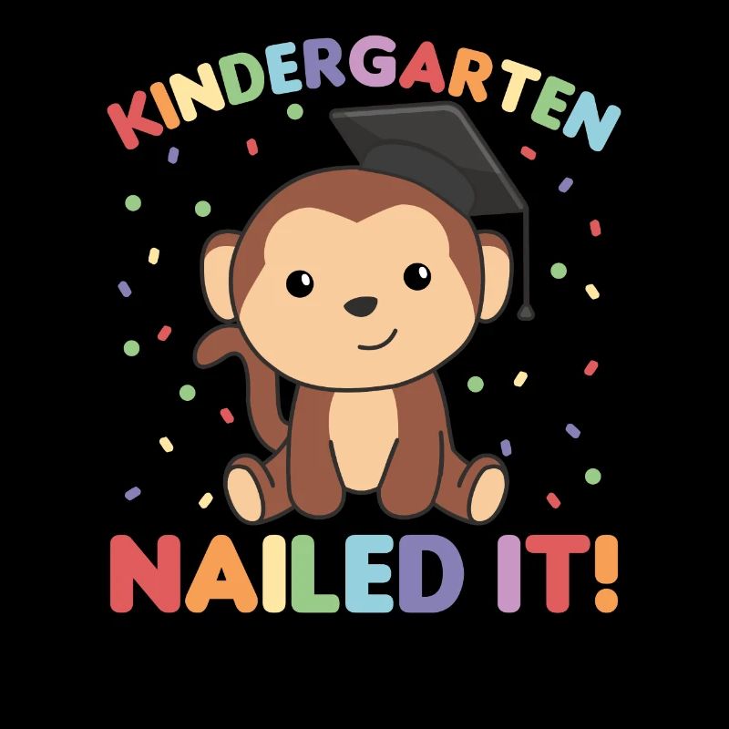 Kids Kindergarten nailed it Monkey Graduation