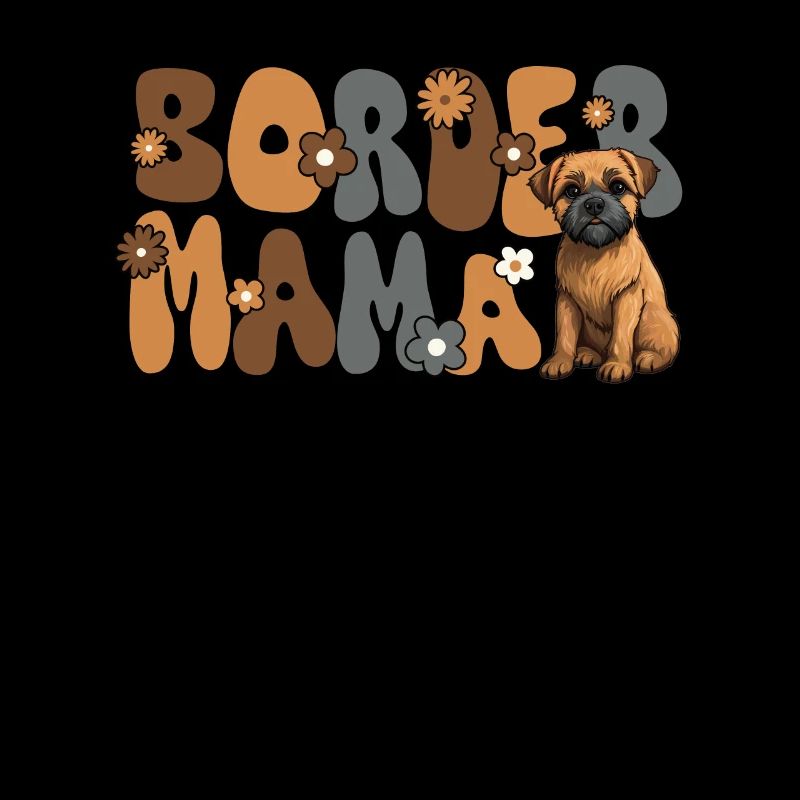 Border Terrier Groovy Border Mama