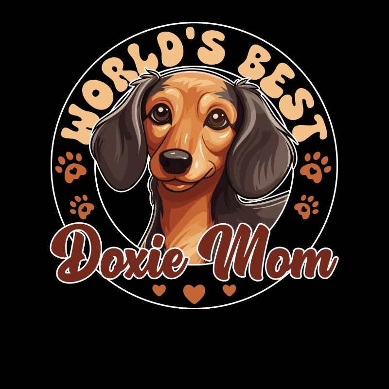 Teckel Chien Doxie Maman