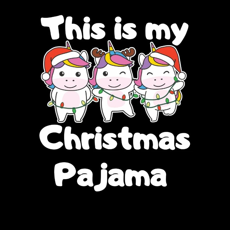 Pyjama de Noël licorne