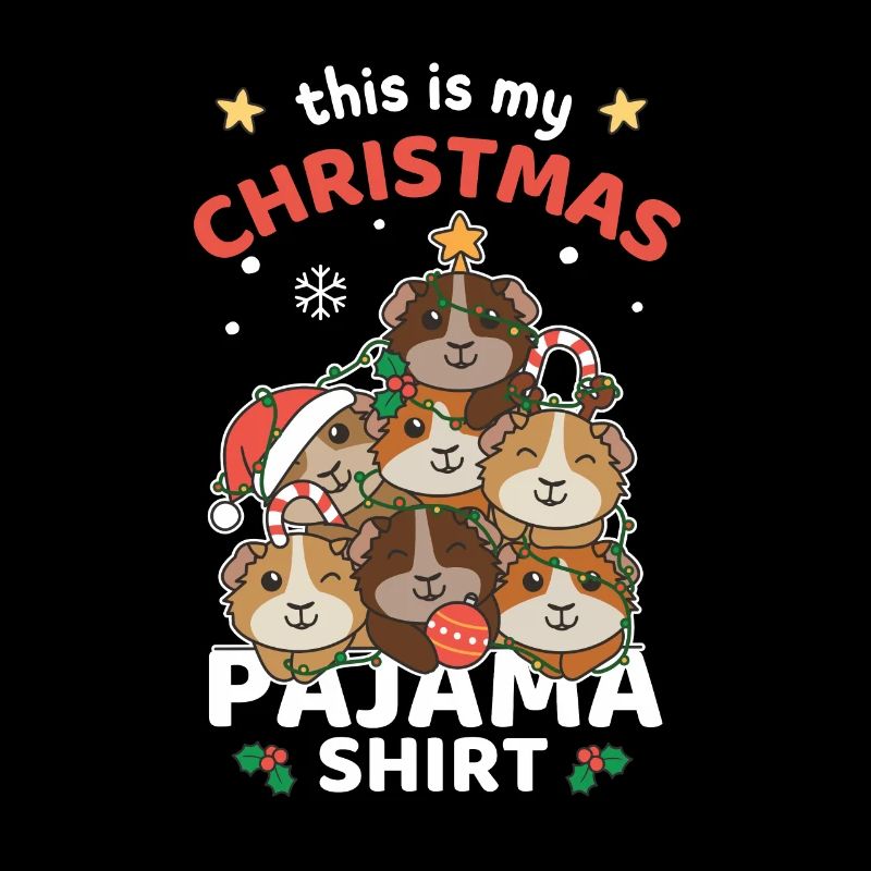 Pyjama de Noël Cochon d’Inde