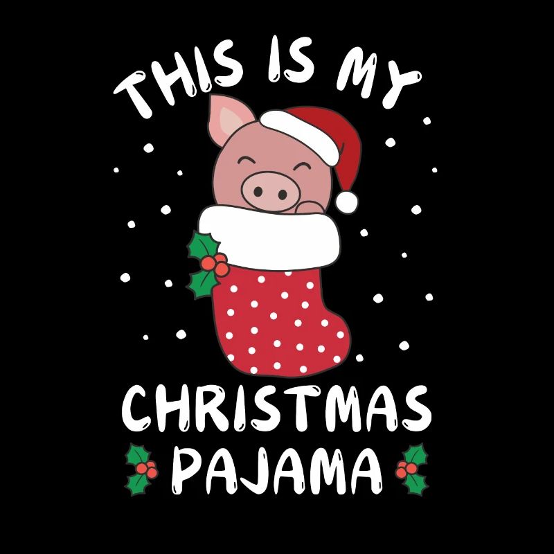 C’est mon pyjama de Noël, doux cochon