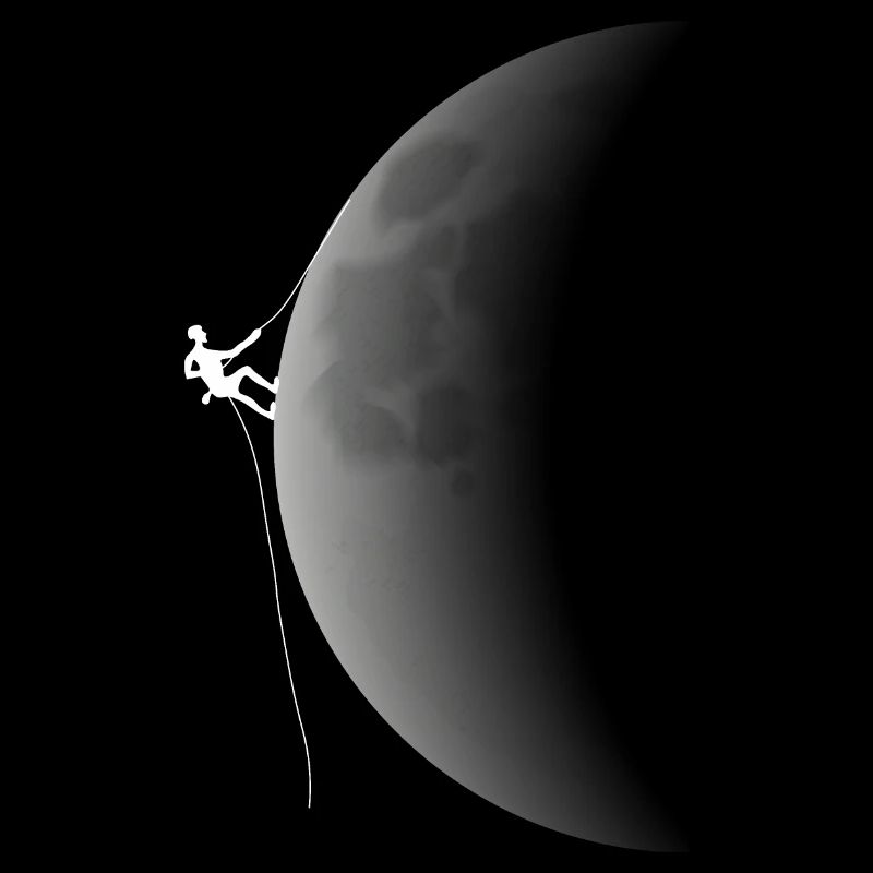 Climbing the moon