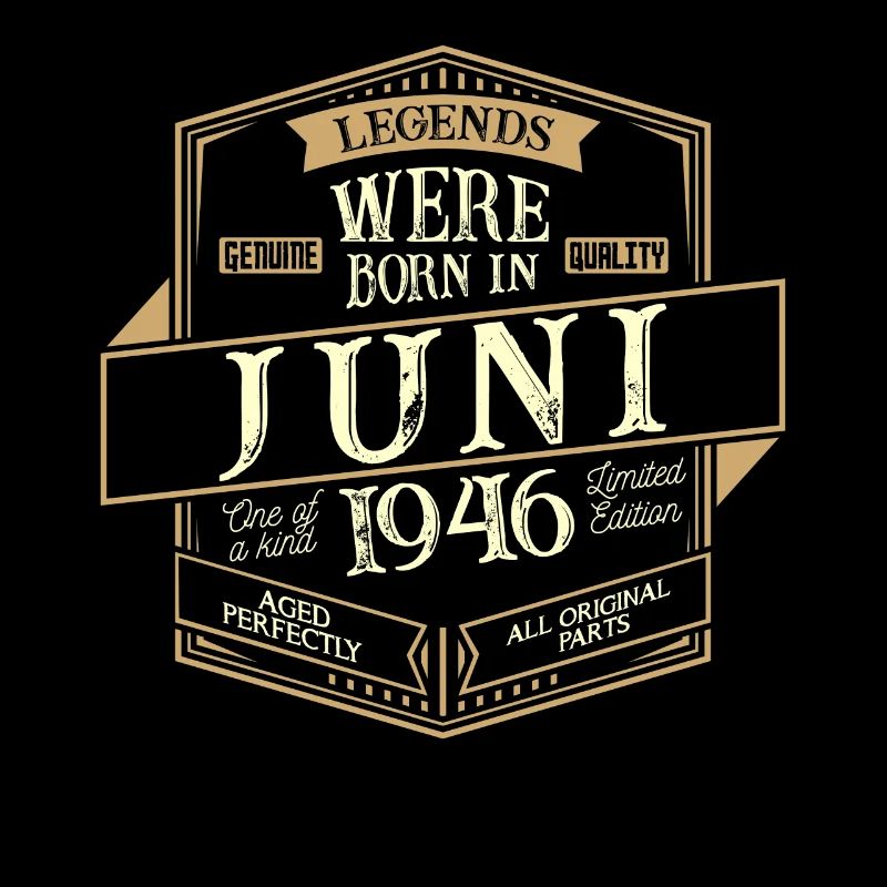 Juni 1946 Geburtstag Mann