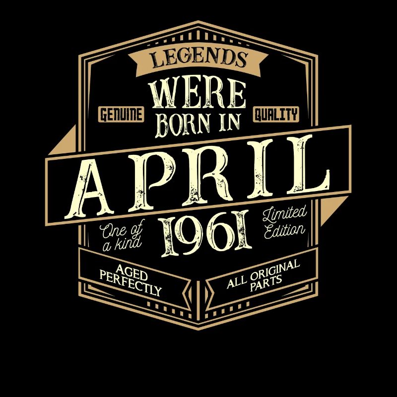 April 1961 Geburtstag Mann