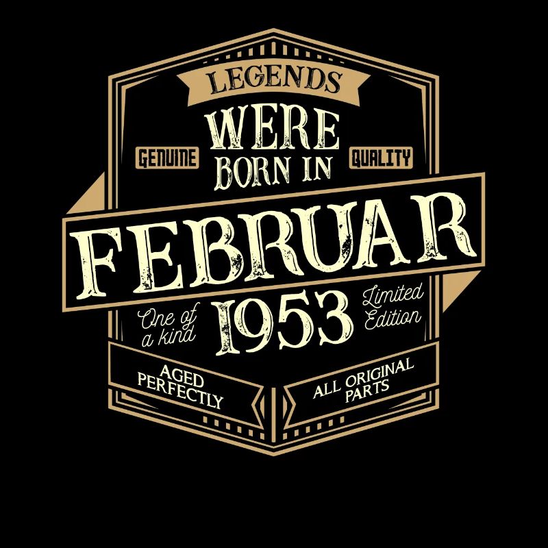 Februar 1953 Geburtstag Mann