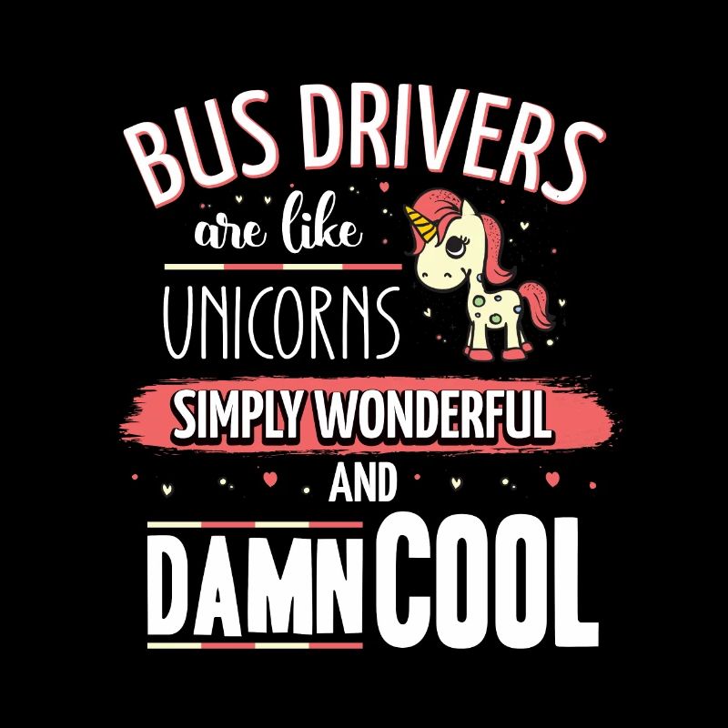 Les chauffeurs de bus sont comme des licornes conductrices de bus