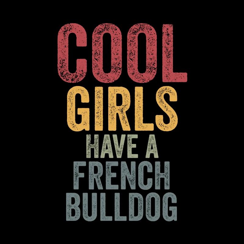 Les filles cool ont un bouledogue français