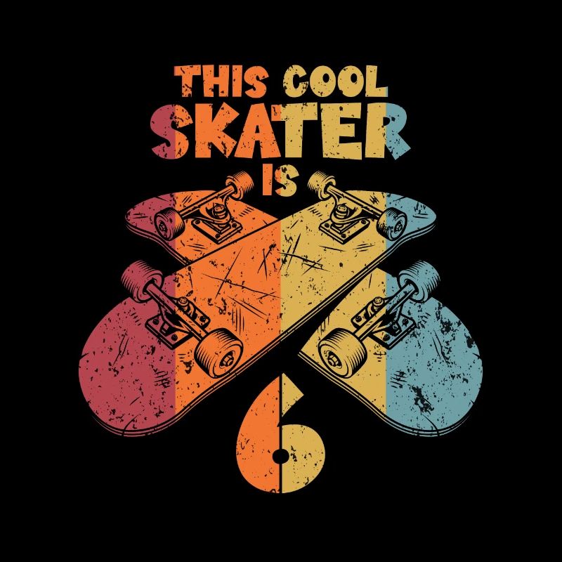 This cool skater is 6